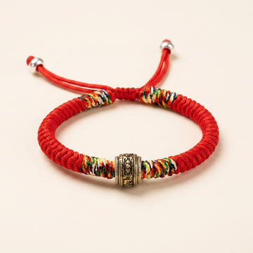 925 Silver Red String Mantra Bracelet
