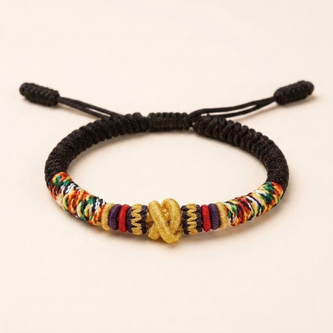 925 Silver Red String Mantra Bracelet