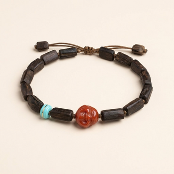 Agarwood Sinker-Grade Irregular Beaded Bracelet