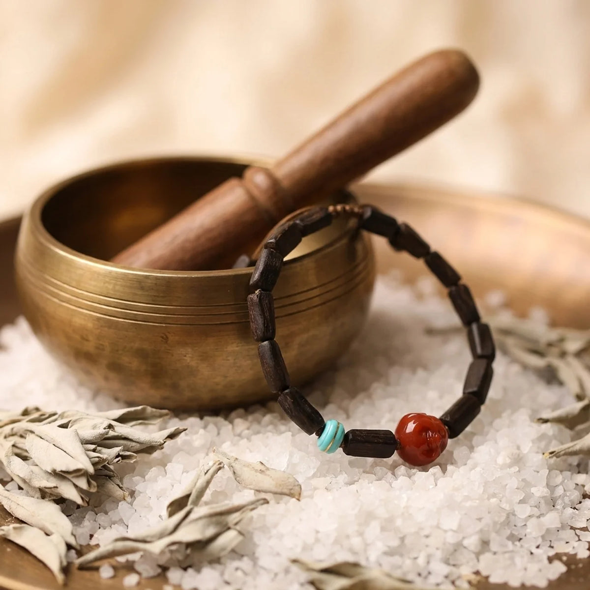 Agarwood Sinker-Grade Irregular Beaded Bracelet