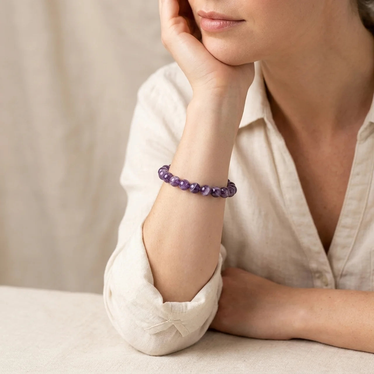 Amethyst Crystal Bracelet