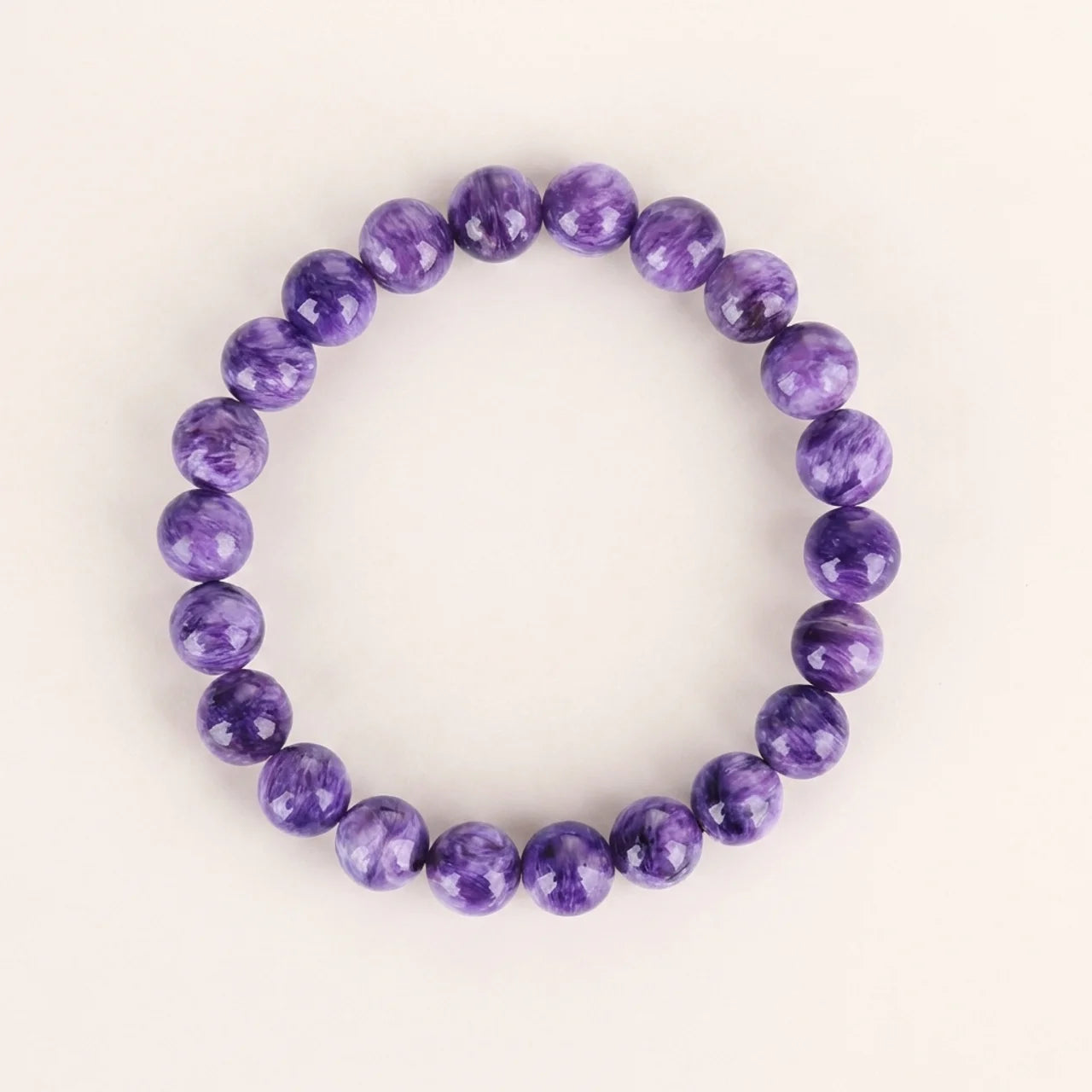 Amethyst Crystal Pearl Flower Bracelet