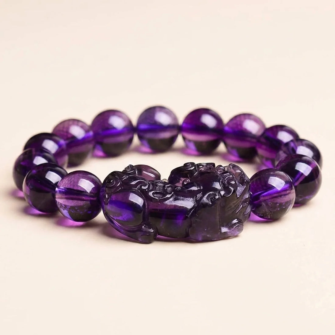 Amethyst Pixiu Bracelet