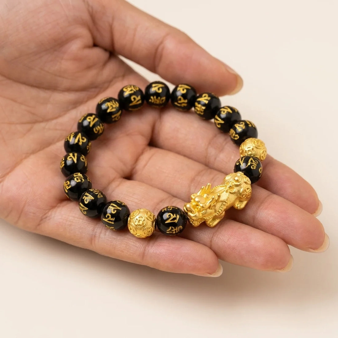 Black Obsidian Pixiu Bracelet