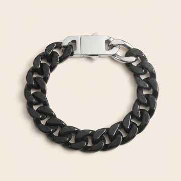 Schwarzes Jade Panzerarmband