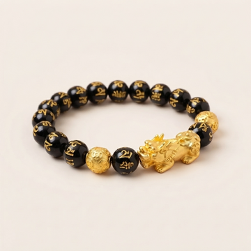 Black Obsidian Pixiu Bracelet