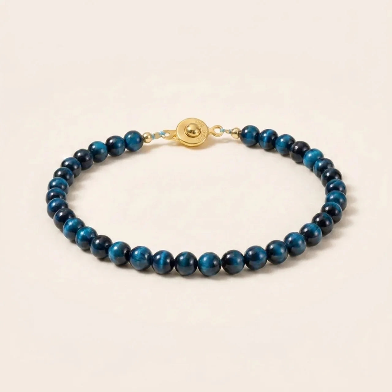 Blue Tiger Eye Protection Chain Bracelet