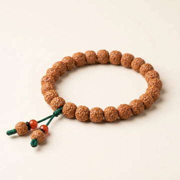 Bodhi Seed Agate Beaded Wealth Bracelet