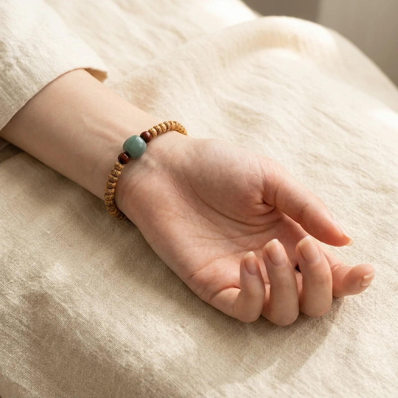 Bodhi Seed Red Sandalwood Wisdom Bracelet