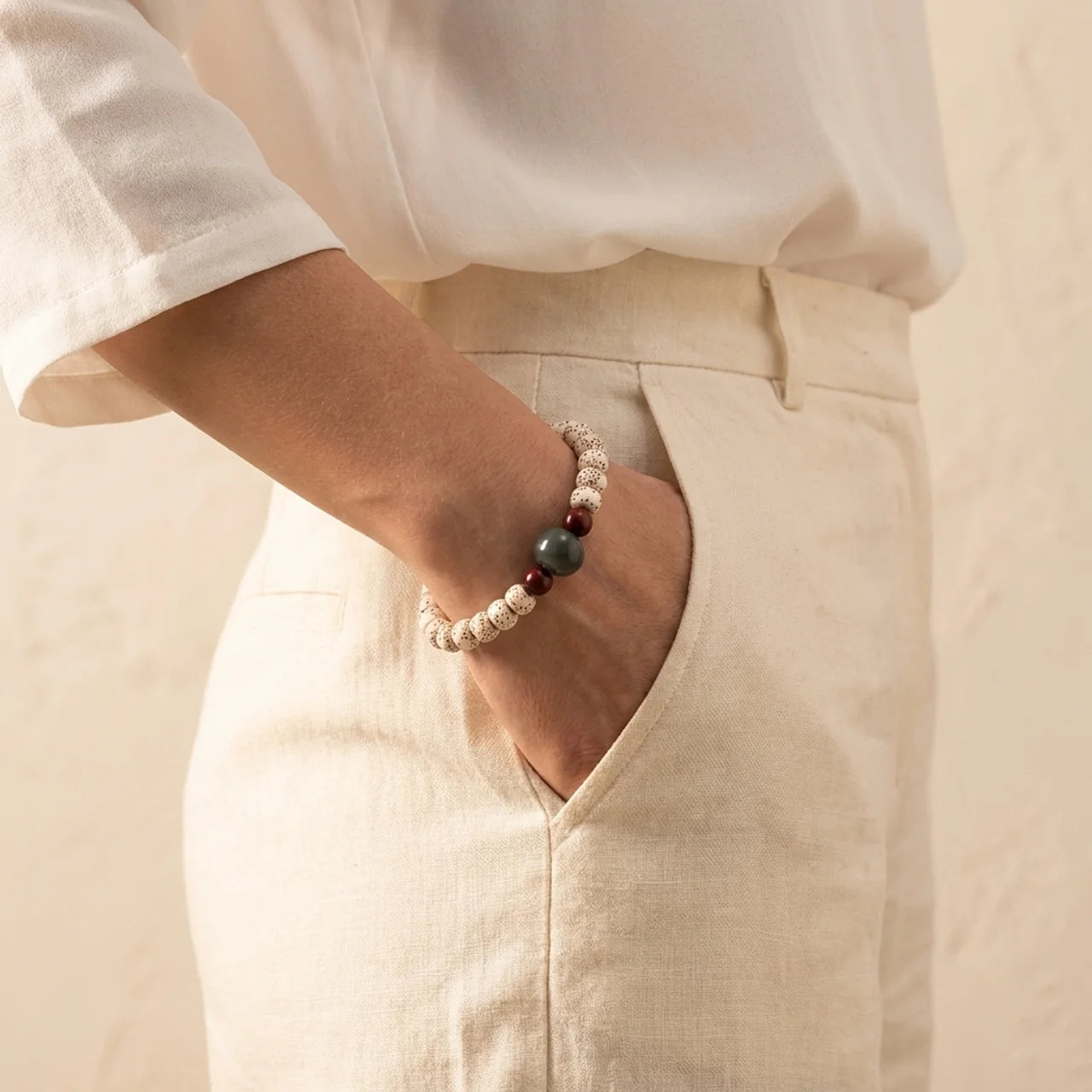 Bodhi Seed Red Sandalwood Wisdom Bracelet