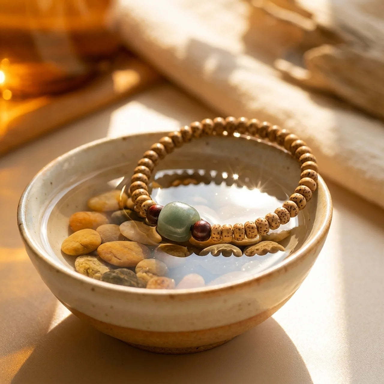 Bodhi Seed Red Sandalwood Wisdom Bracelet