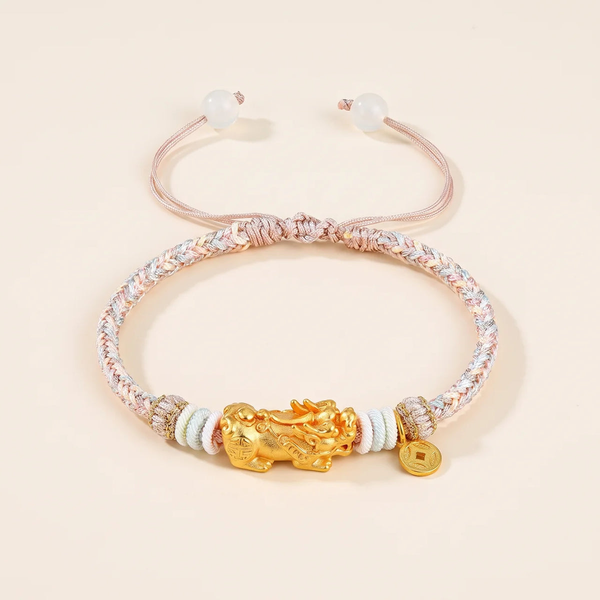 Braided Cord Pixiu Wealth Bracelet