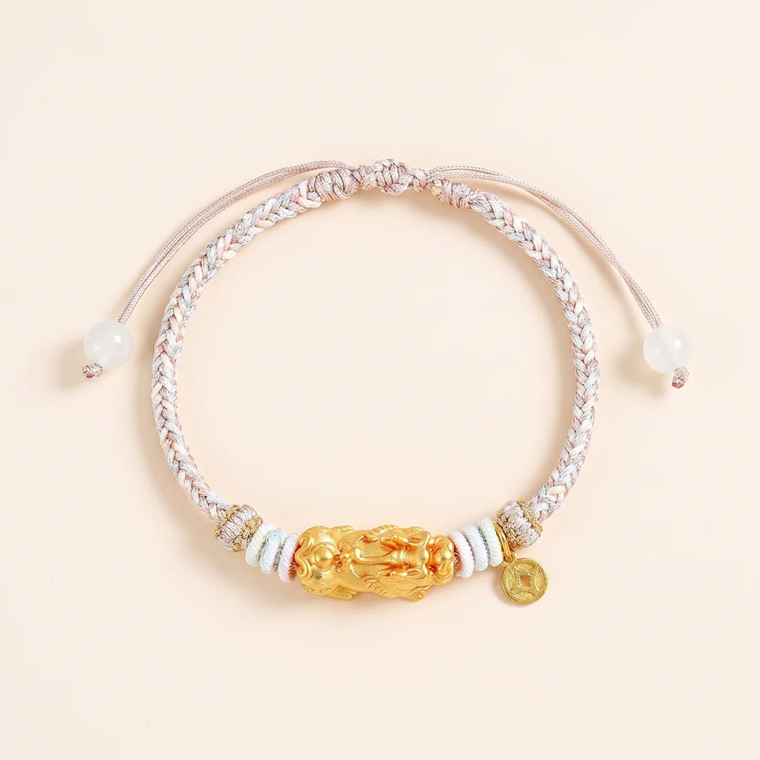 Braided Cord Pixiu Wealth Bracelet
