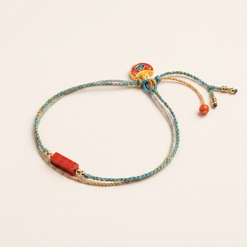 Cinnabar Ruyi Double Layer String Bracelet