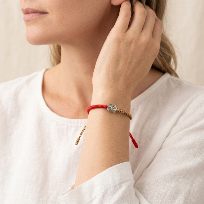 Colorful King Kong Knot Buddha String Bracelet