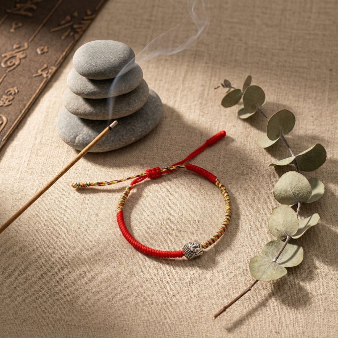Colorful King Kong Knot Buddha String Bracelet
