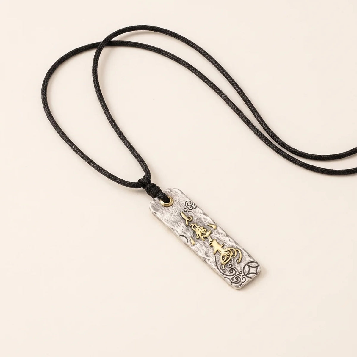 Copper Coin Fortune Pendant Necklace