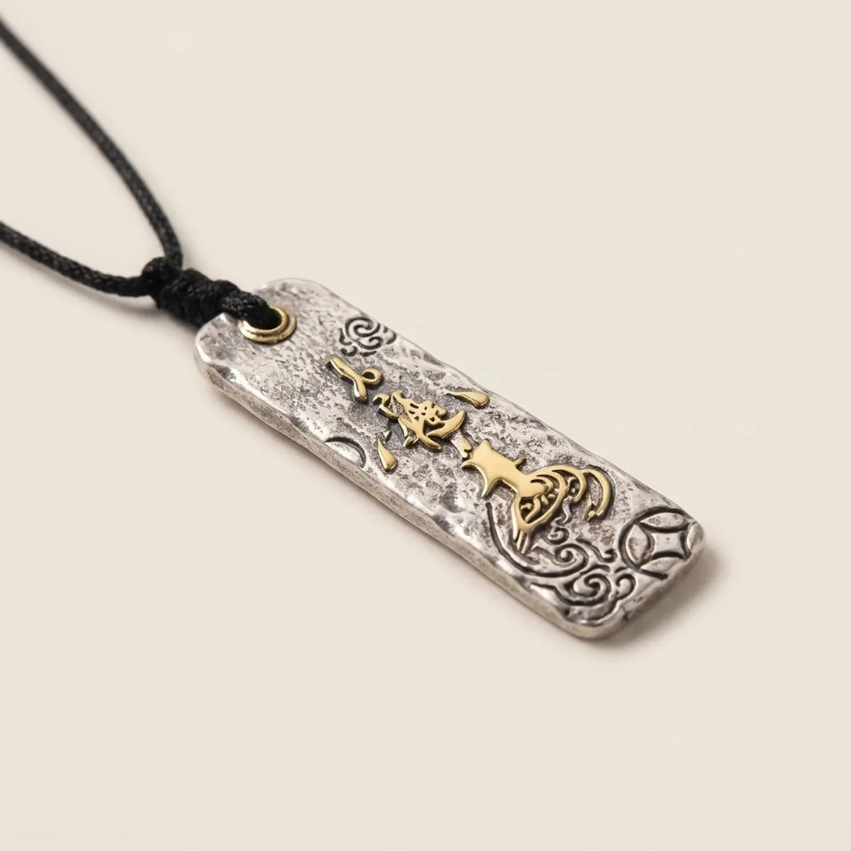 Copper Coin Fortune Pendant Necklace