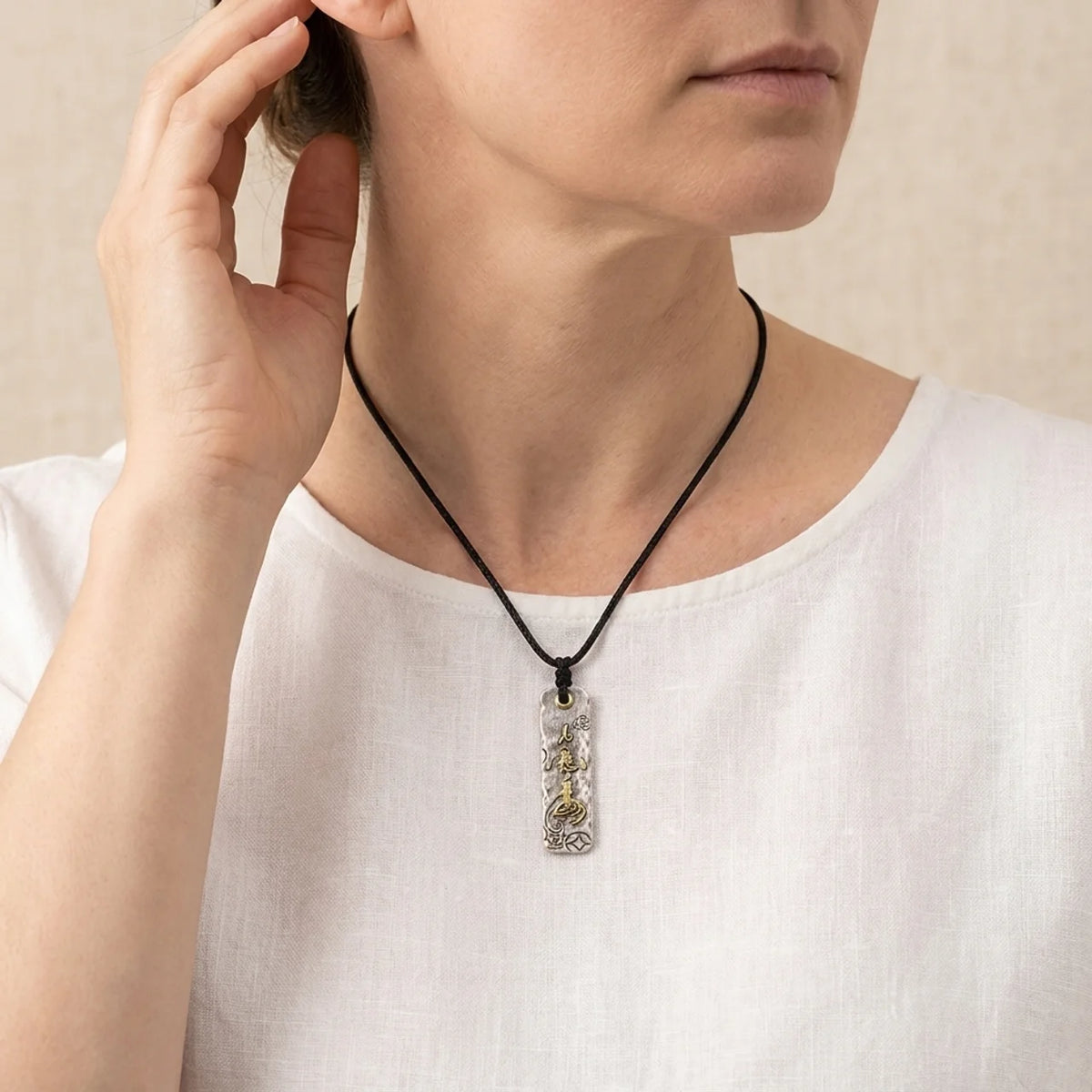 Copper Coin Fortune Pendant Necklace
