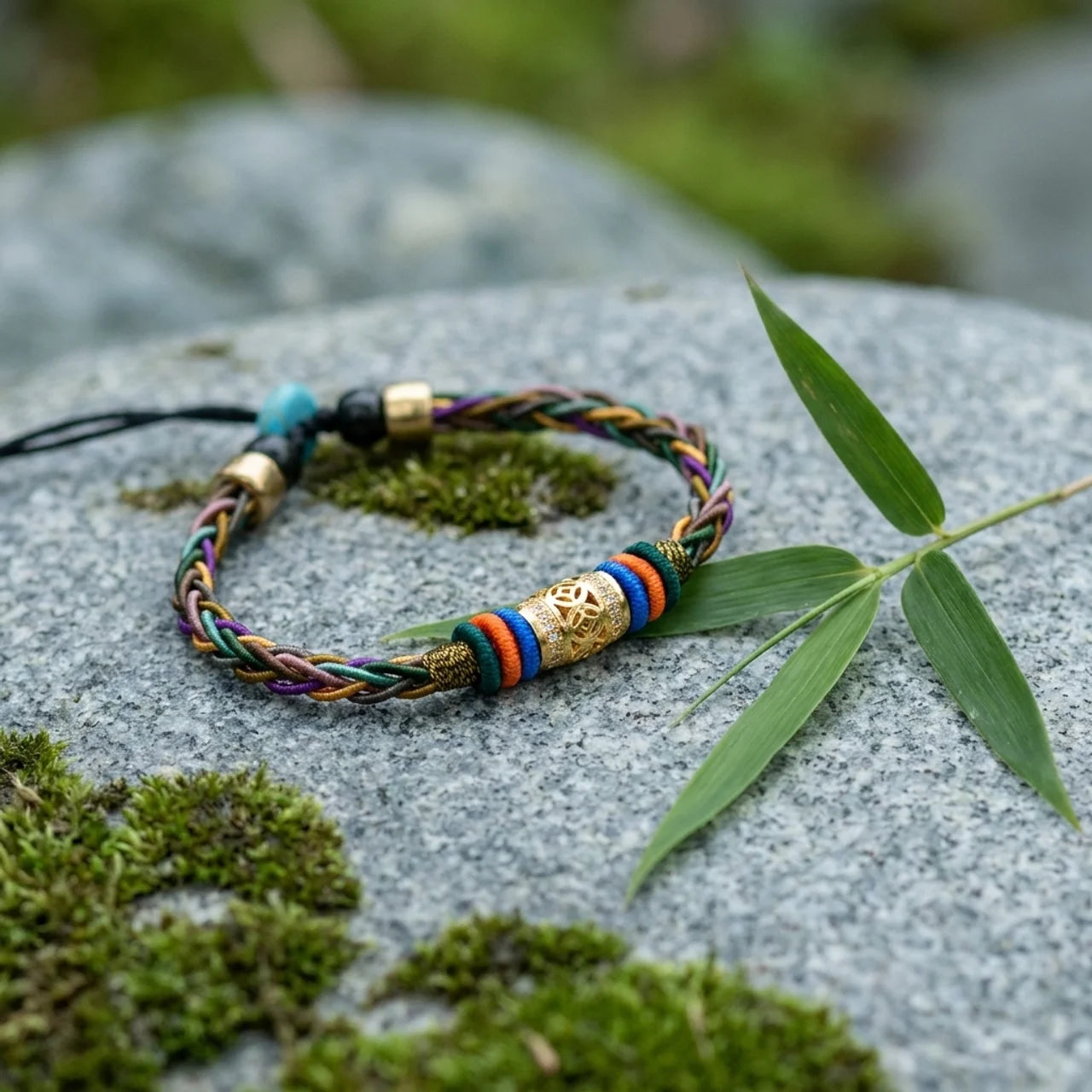 Copper Coin Lucky Knot Red String Bracelet