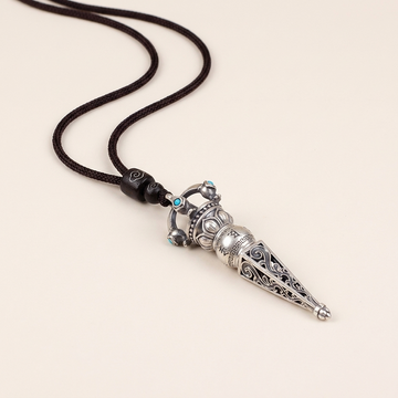 Copper Dorje Vajra Protection Pendant Necklace