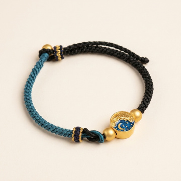 Copper Red String Mountain Sea Couple Bracelet