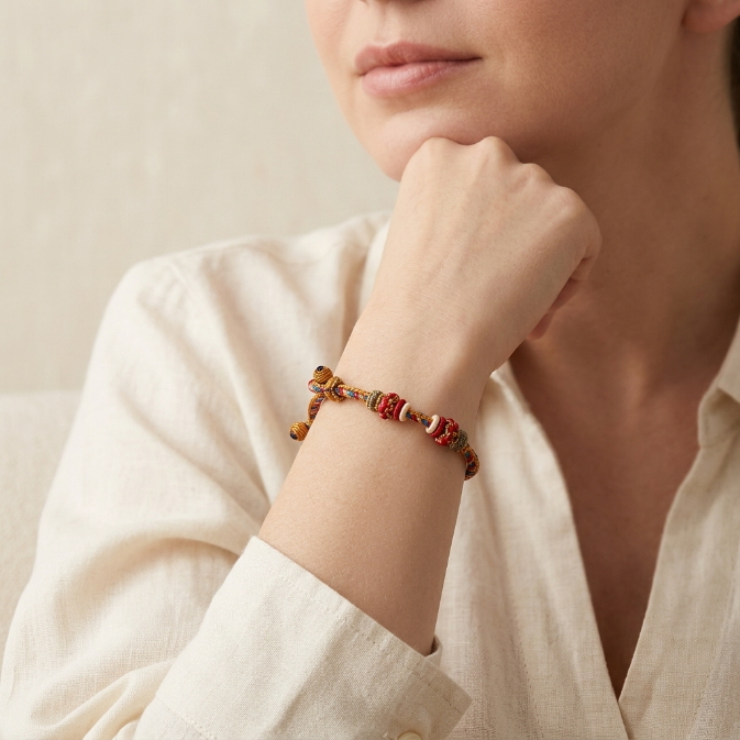 Dunhuang Colorful Reincarnation Knot Bracelet