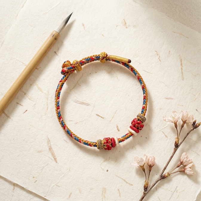 Dunhuang Colorful Reincarnation Knot Bracelet