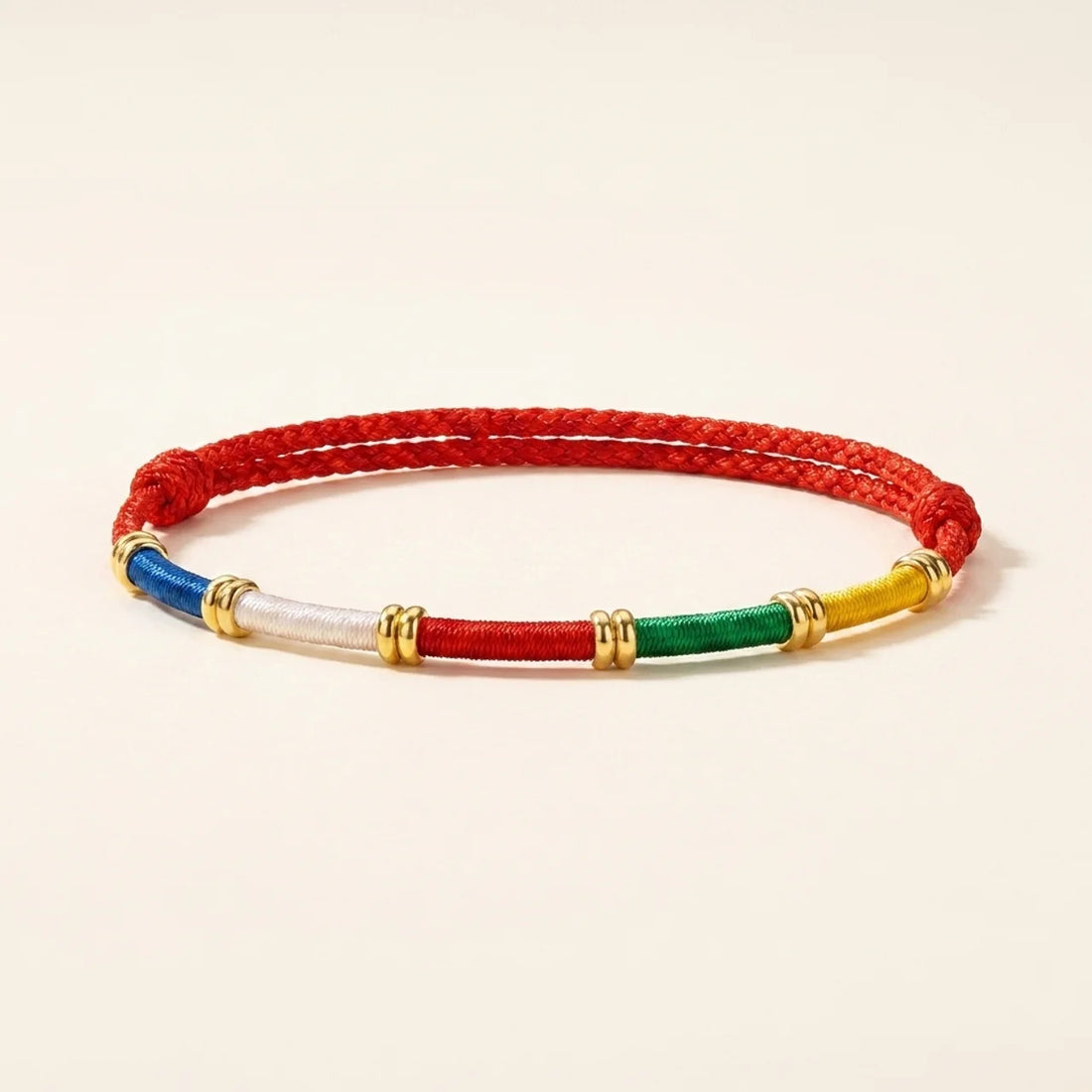 Five Elements Red String Wealth Bracelet