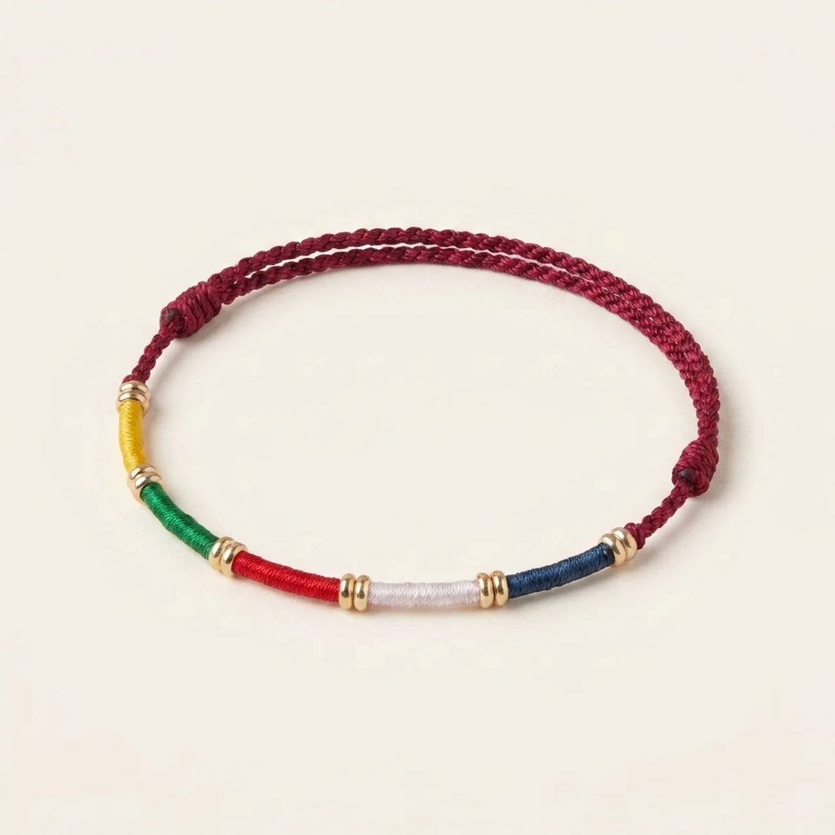 Five Elements Red String Wealth Bracelet