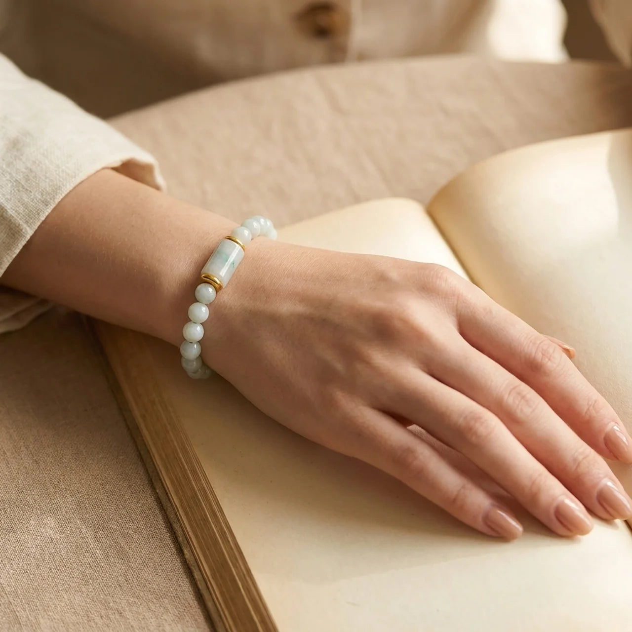 Genuine Green Jade Bangle Bracelet