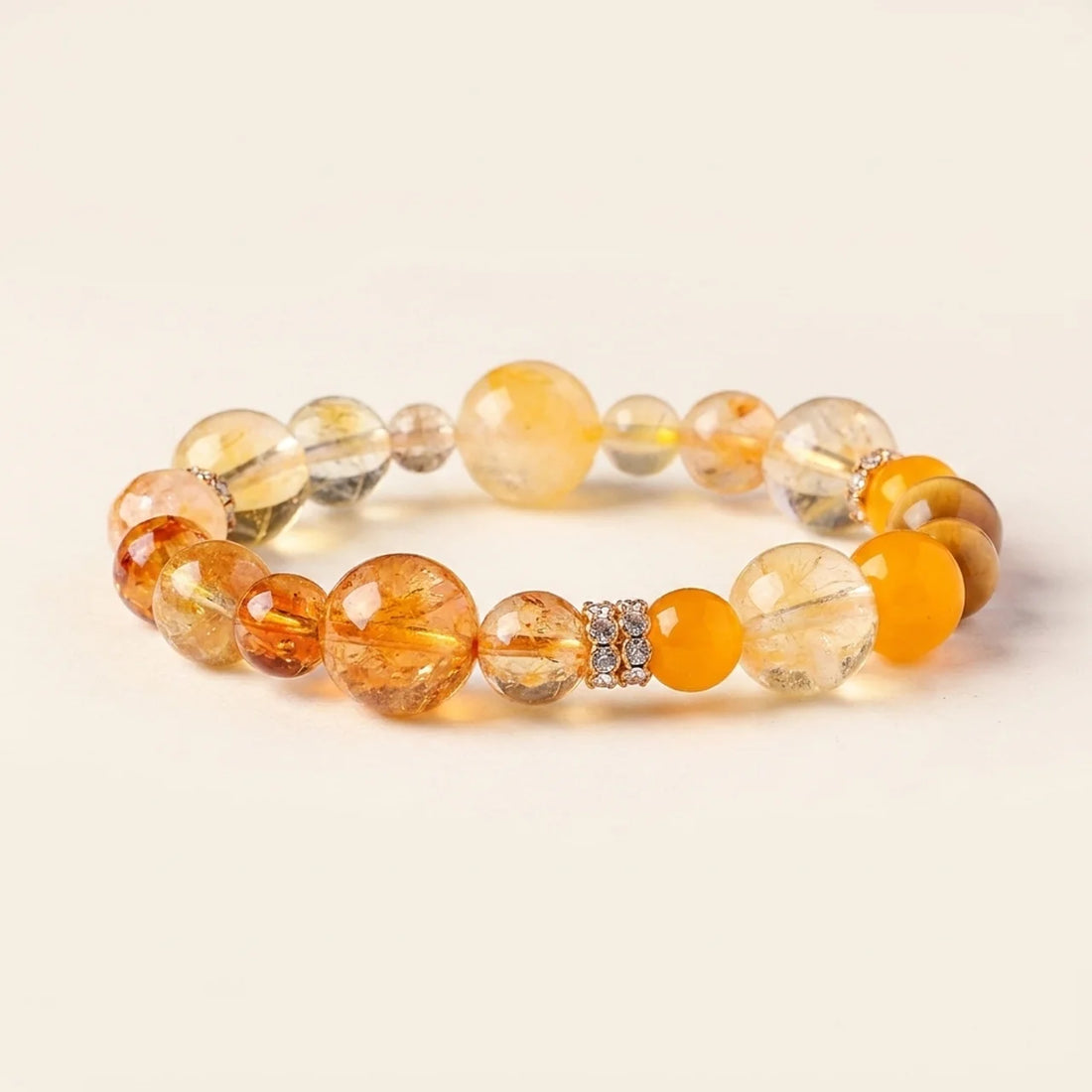 Natural Five Elements Crystal Beaded Bracelet