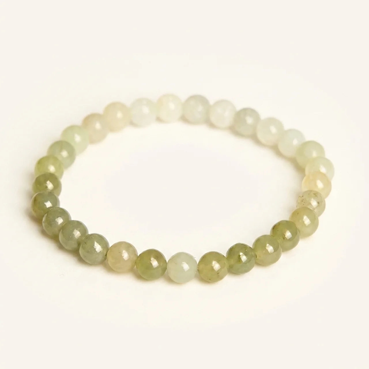 Gradient Green Hetian Jade Bracelet