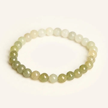 Gradient Green Hetian Jade Bracelet