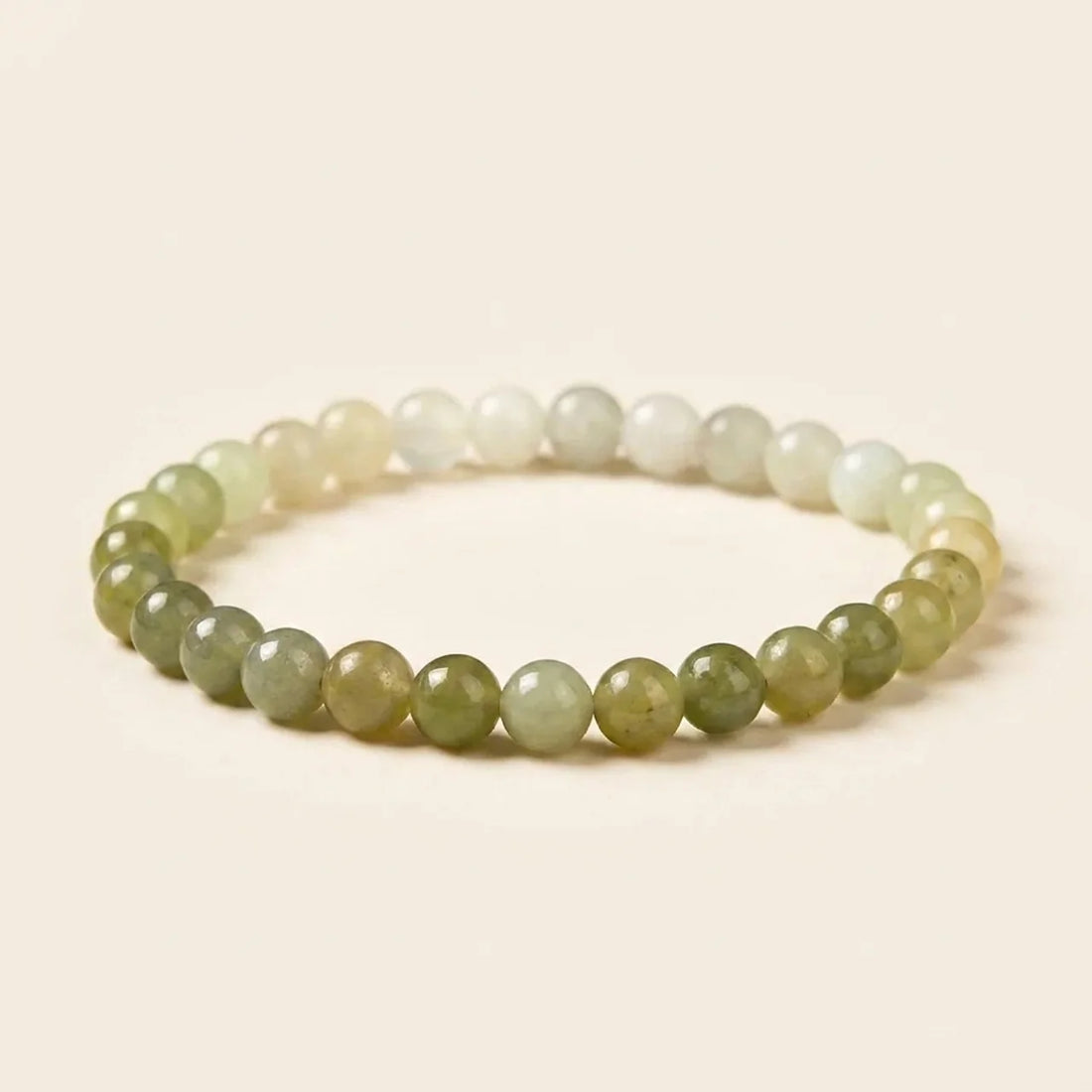 Gradient Green Hetian Jade Bracelet