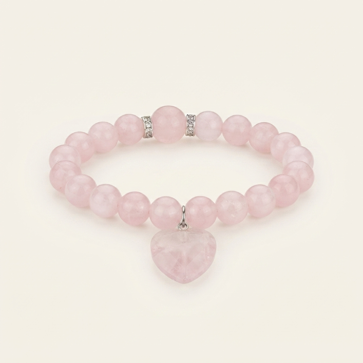 Green Aventurine Love Heart Balance Bracelet