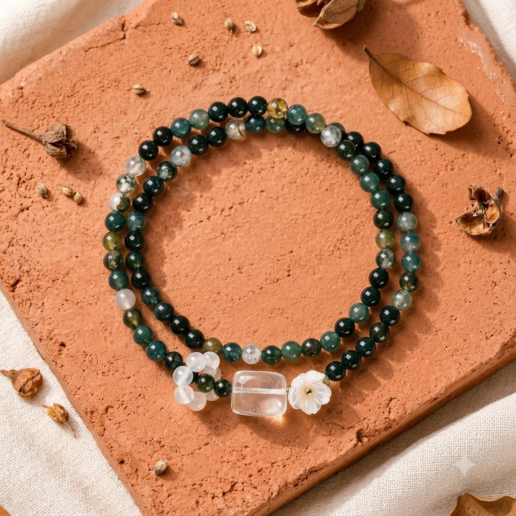 Green Sandalwood Cat Eye Bracelet