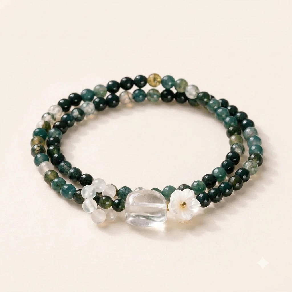 Green Sandalwood Cat Eye Bracelet