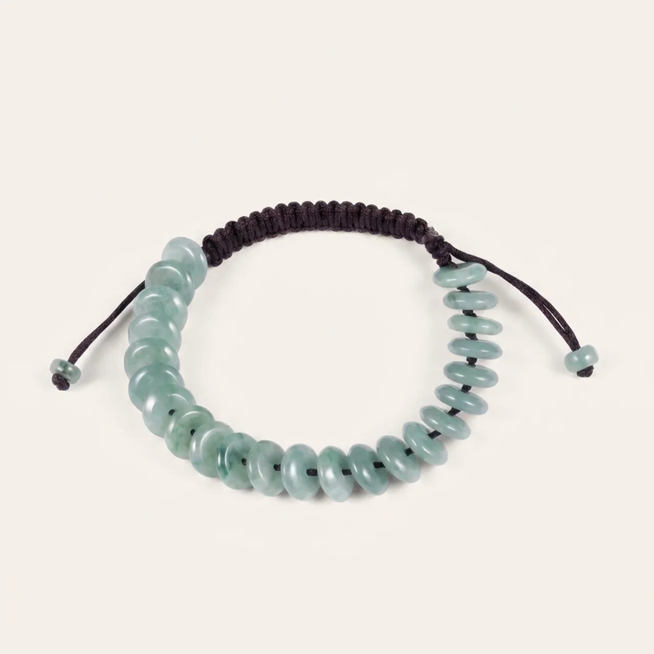 Guatemalan Jade Woven Disc Bracelet
