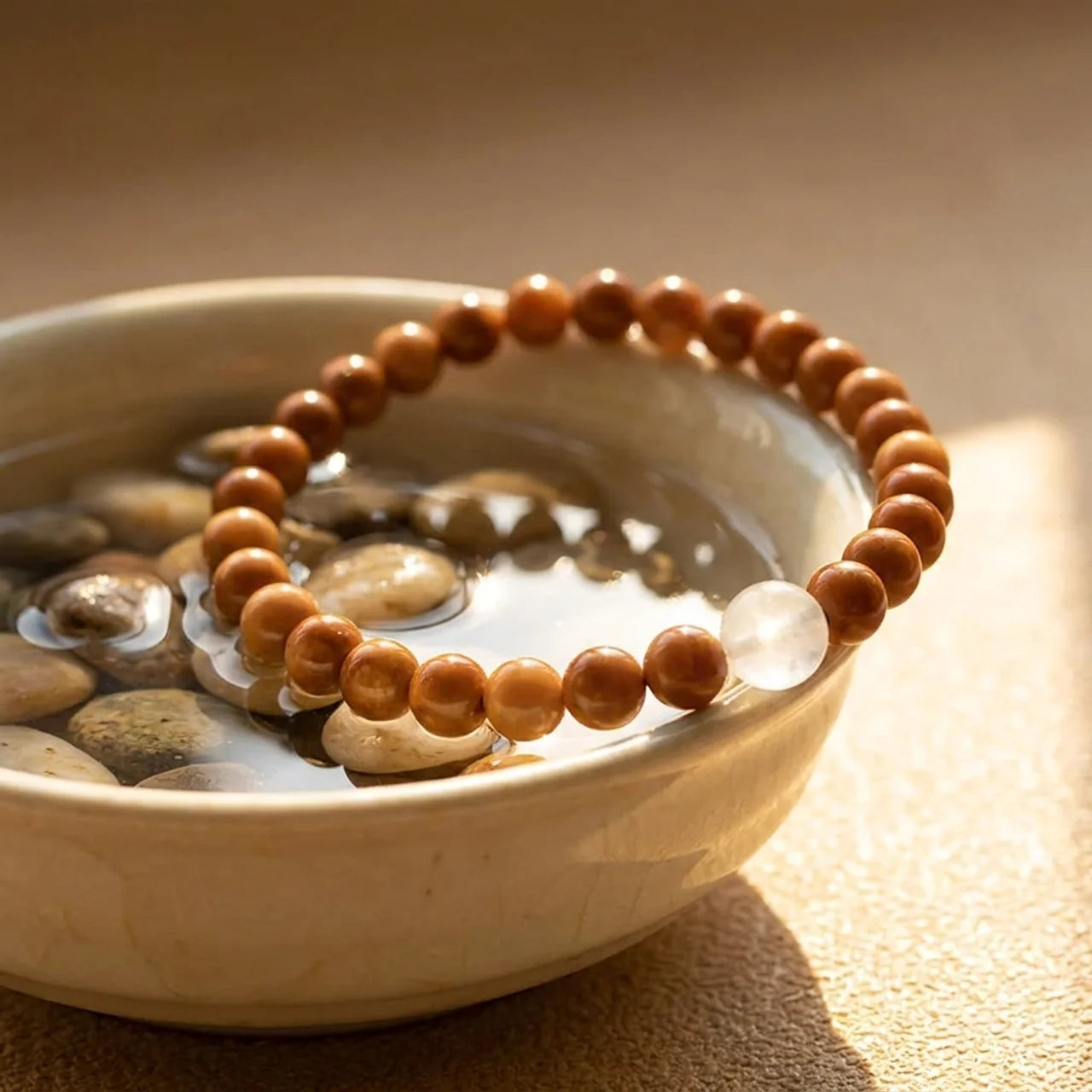 Kuka Seed White Crystal Luck Bracelet