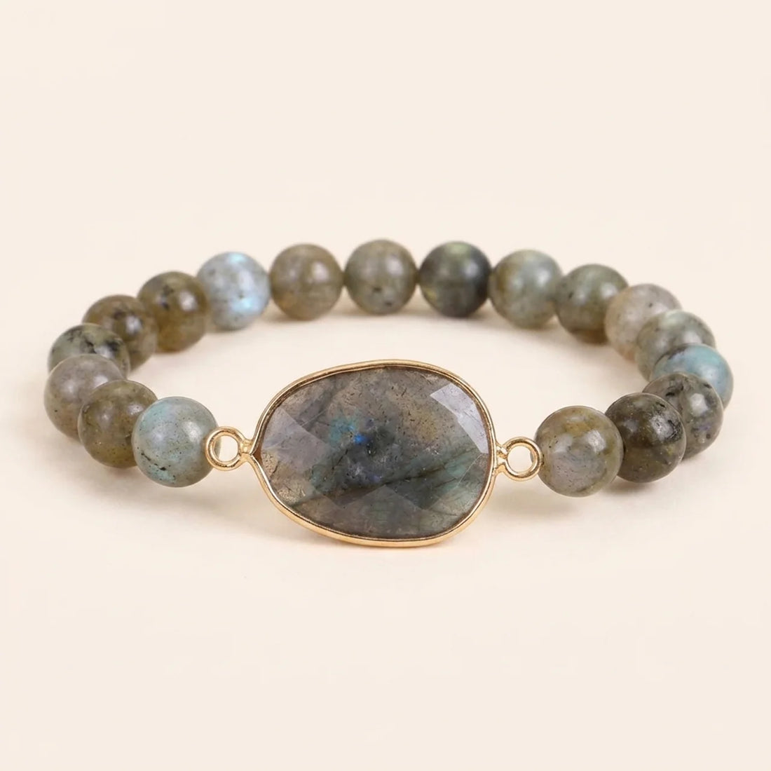 Labradorite Moonstone Healing Beaded Bracelet
