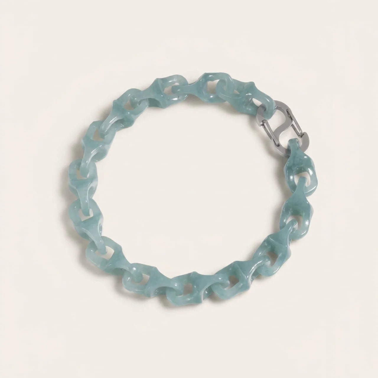 Mayan Blue Jade Dragon Spine Bracelet