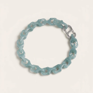 Mayan Blue Jade Dragon Spine Bracelet