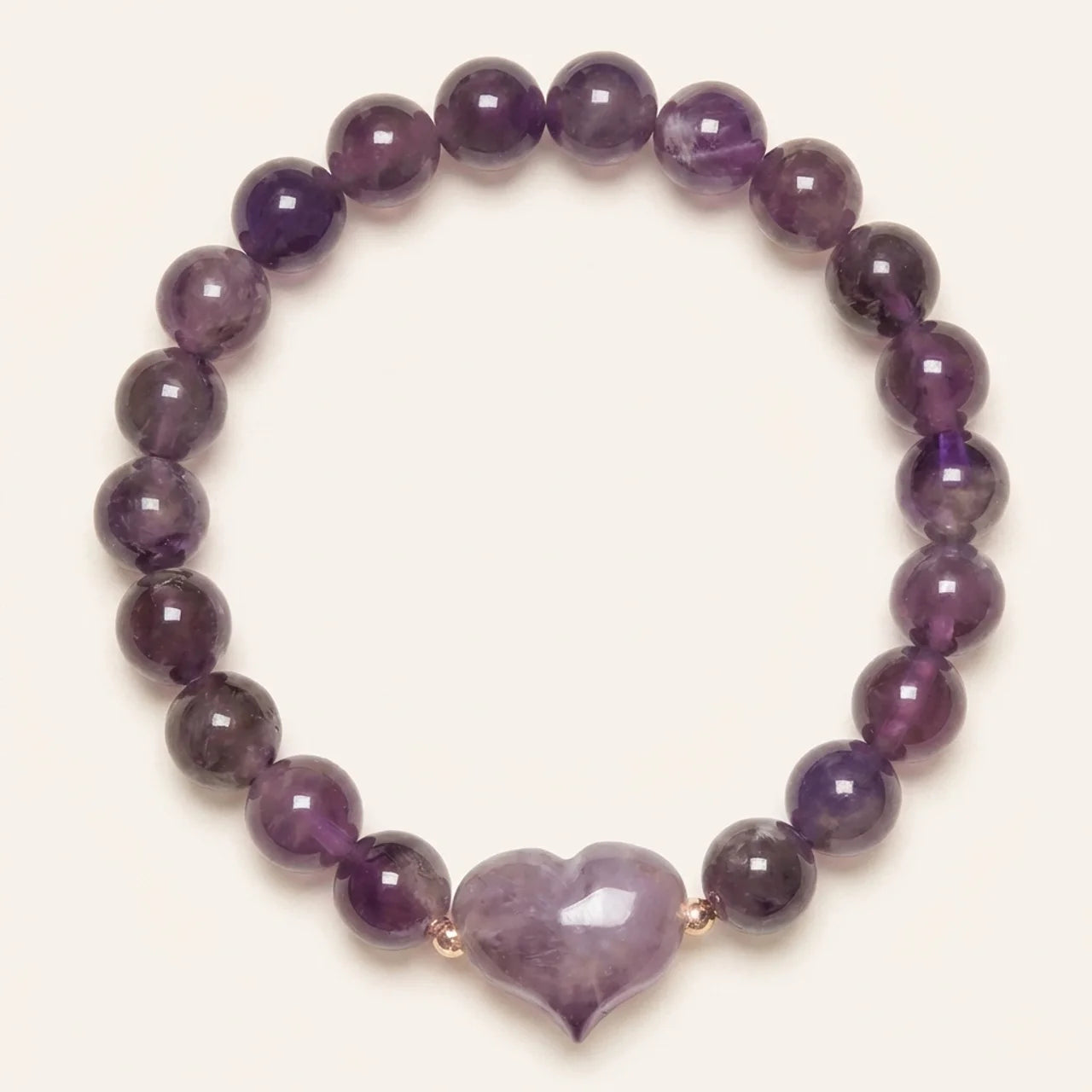 Multi-Stone Love Heart Crystal Bracelet