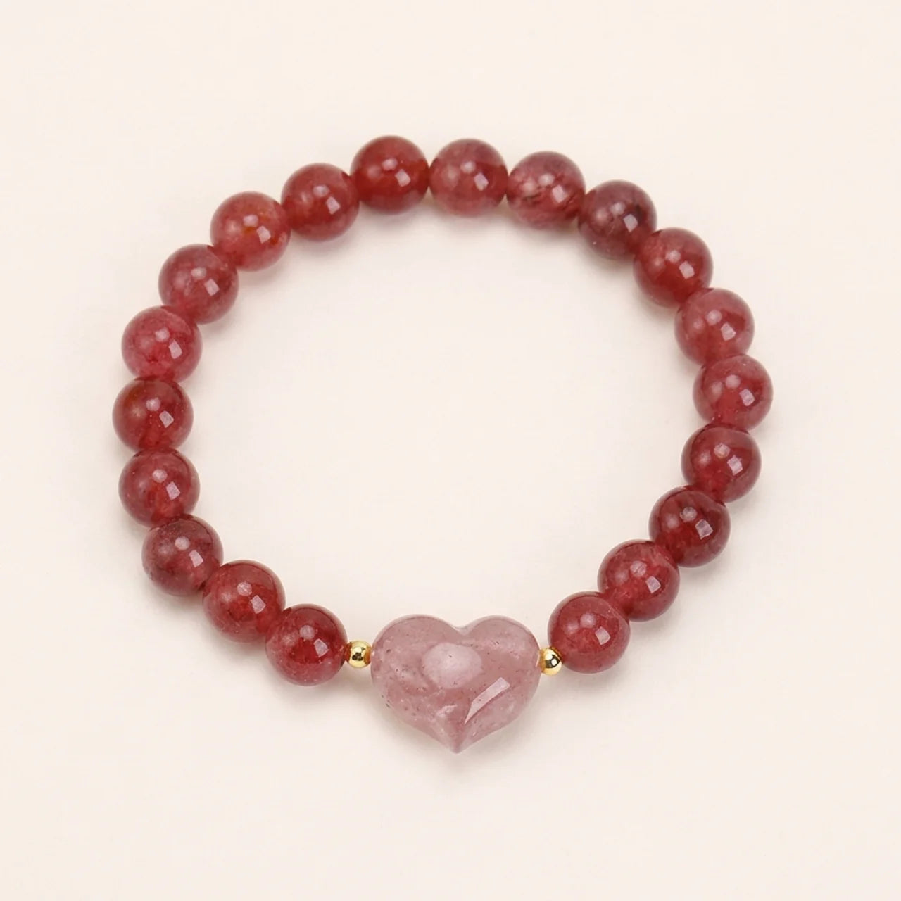 Multi-Stone Love Heart Crystal Bracelet