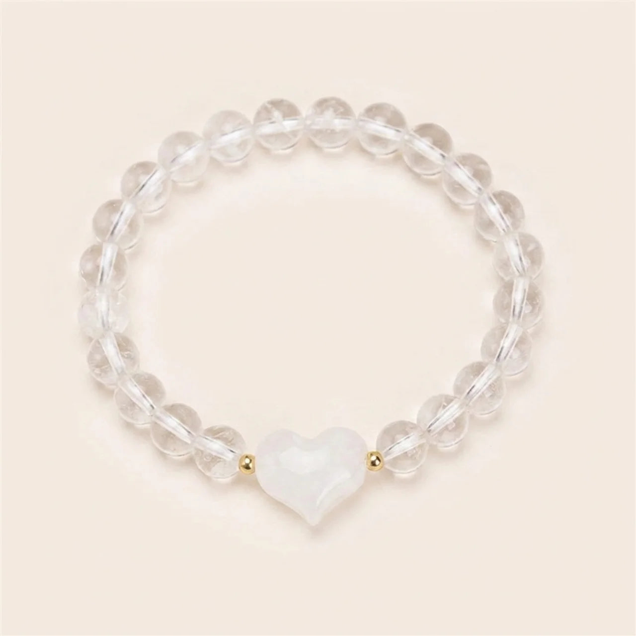 Multi-Stone Love Heart Crystal Bracelet