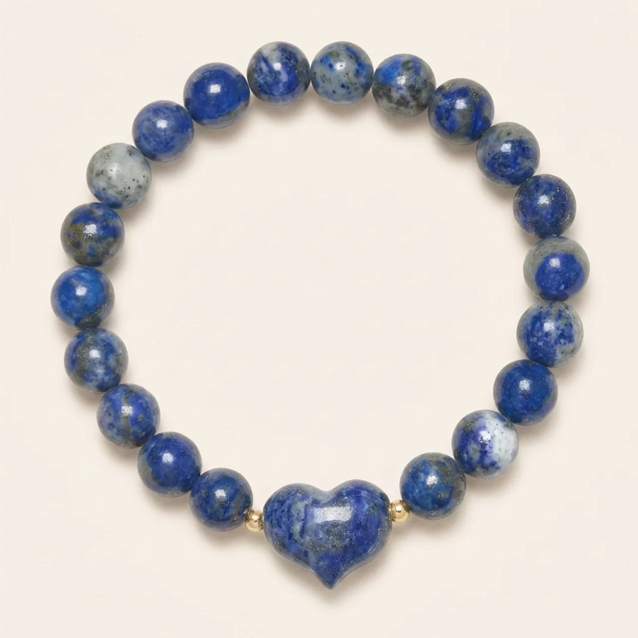 Multi-Stone Love Heart Crystal Bracelet