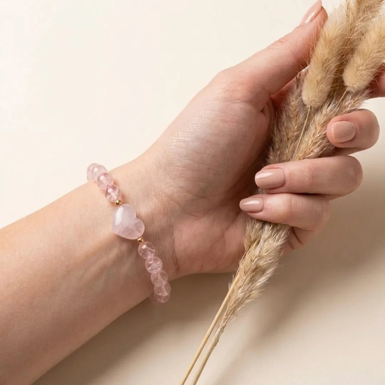 Multi-Stone Love Heart Crystal Bracelet