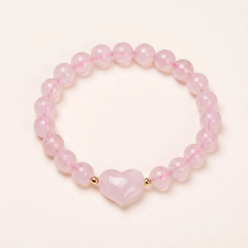 Multi-Stone Love Heart Crystal Bracelet