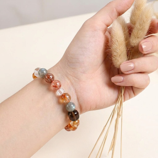 Multi Gemstone Crystal Wealth Bracelet